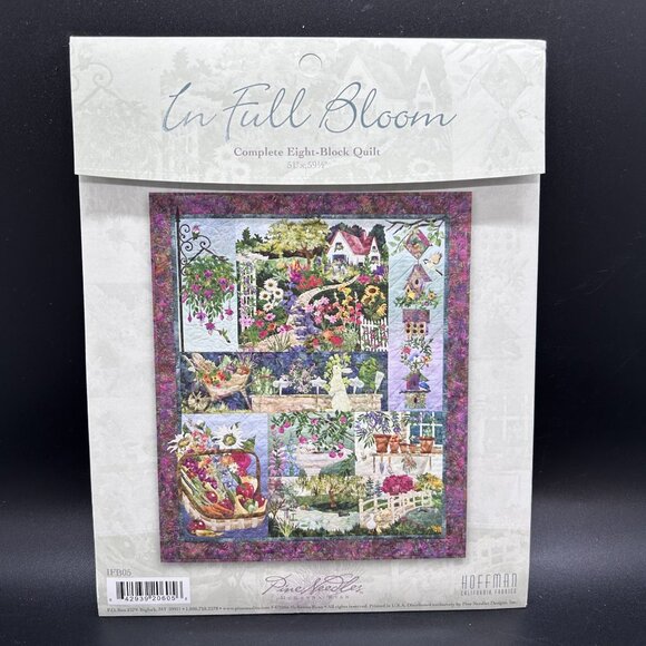 McKenna Ryan In Full Bloom“ Dippity Duo” Block 5 Applique Quilt Sewing Pattern - Picture 3 of 7